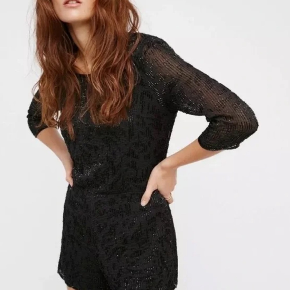 Free People Animal Instincts Romper
